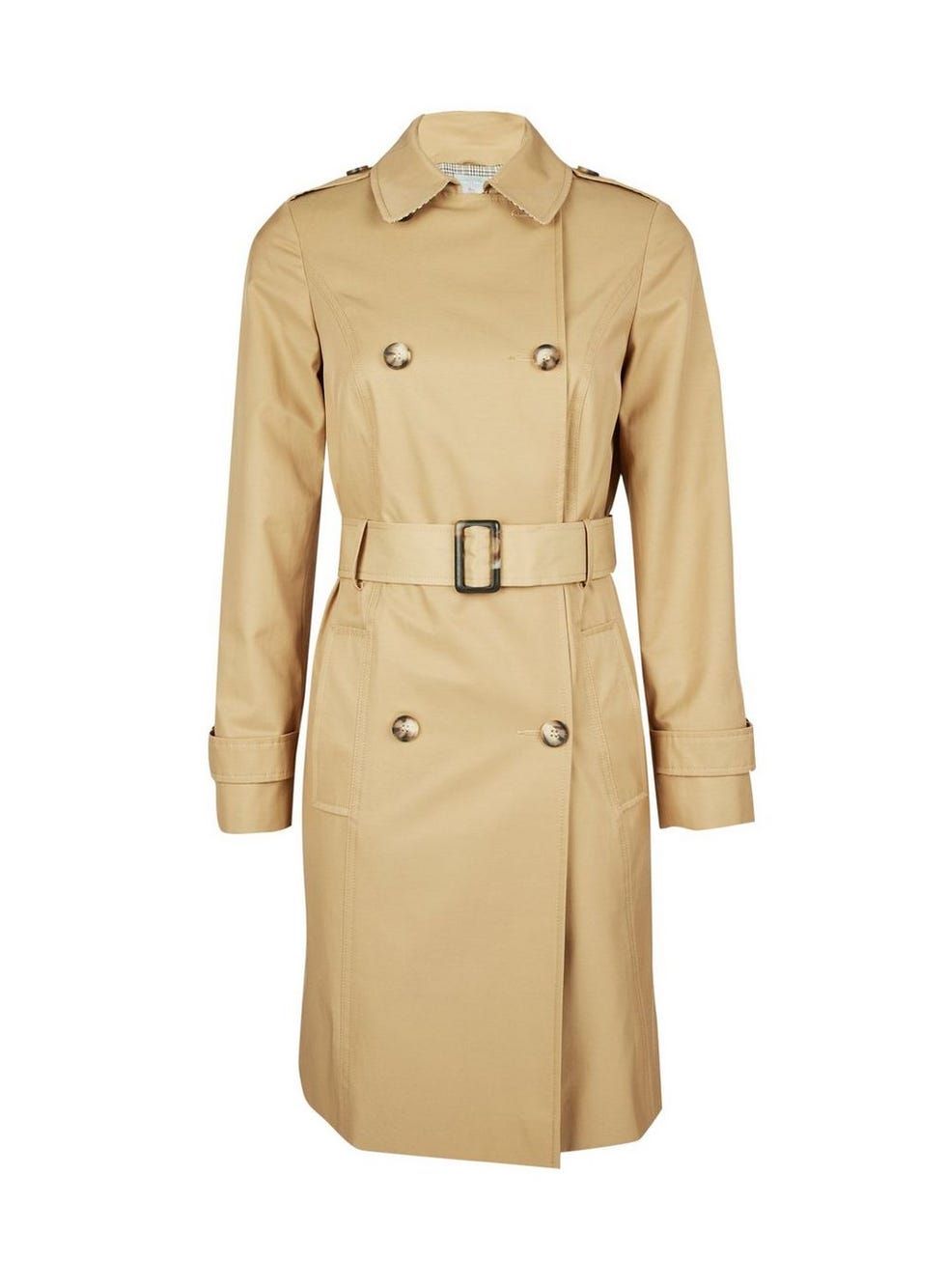 Petite Stone Lightweight Trench Coat