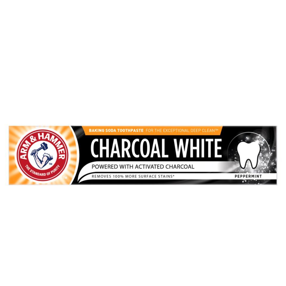 Arm & Hammer Charcoal White Natural Toothpaste, 75ml