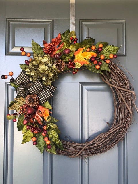 15 Best Fall Wreaths for 2019 - Homemade Wreaths for Autumn