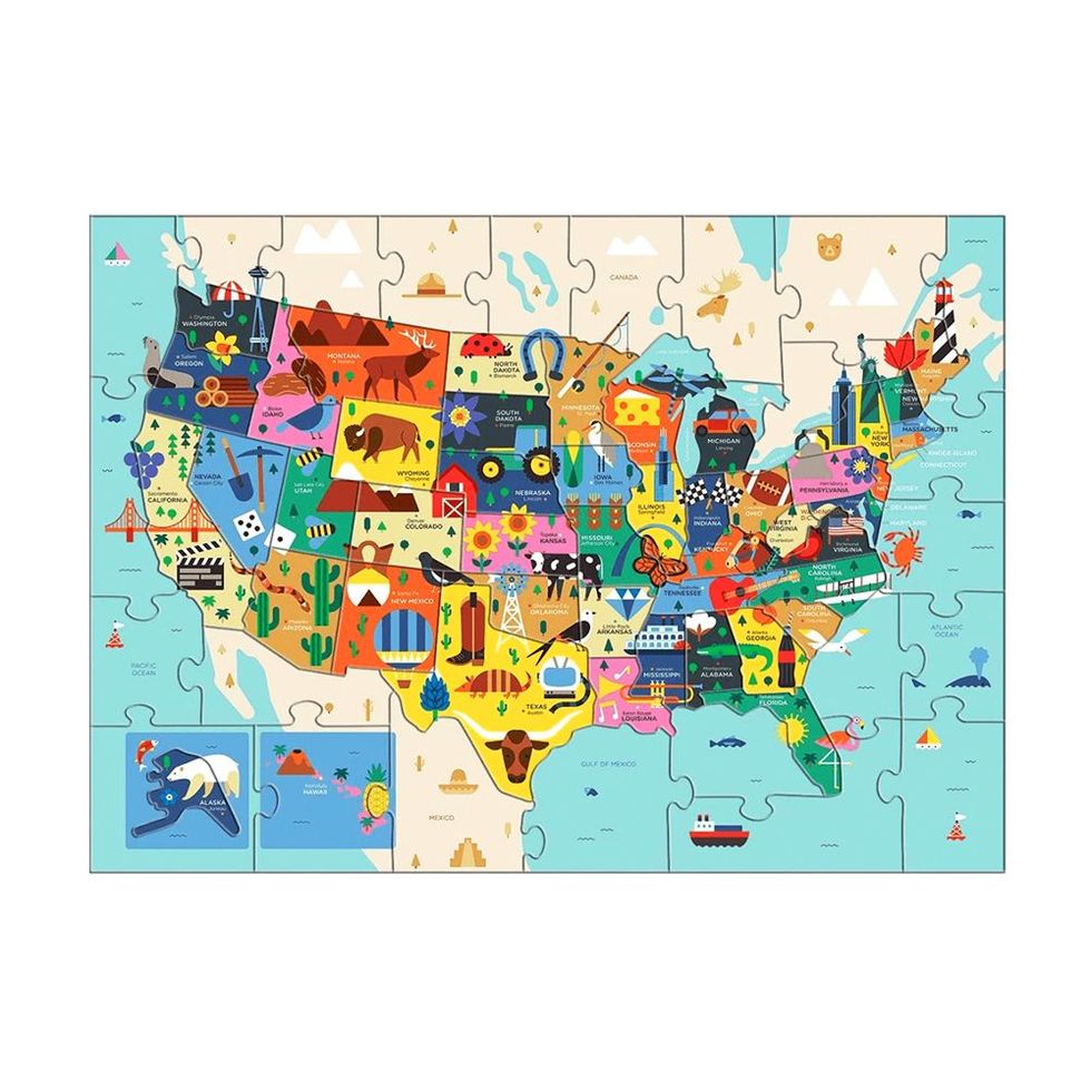 Map of The United States of America Puzzle
