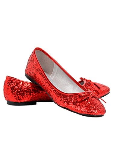 Rote Glitzerschuhe