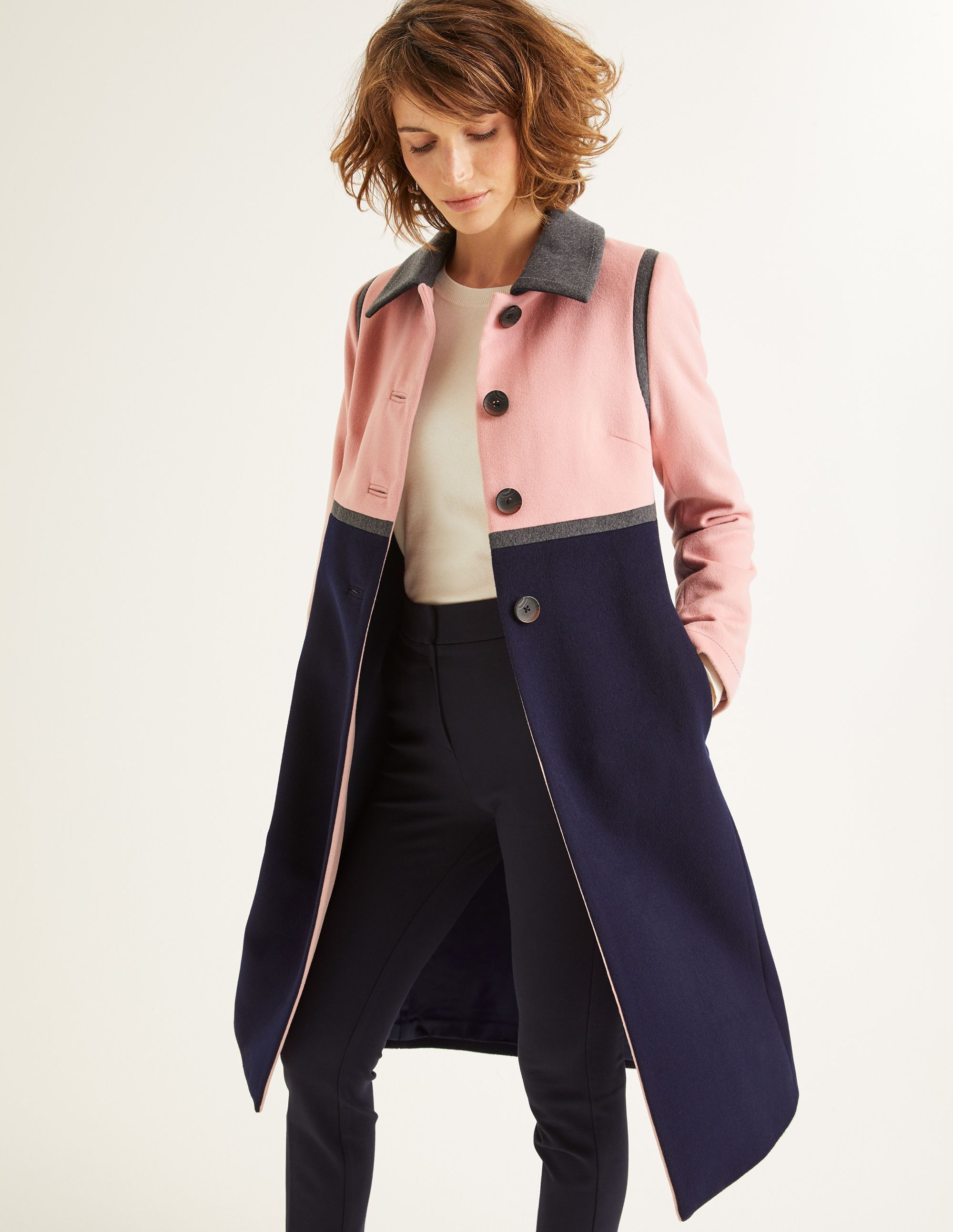 Boden hot sale colorblock coat