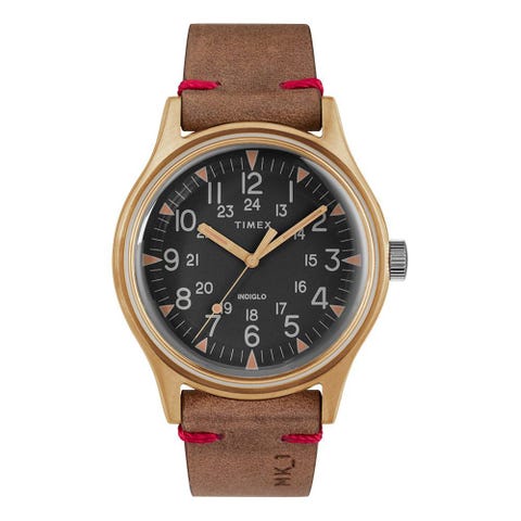 bronze digital watch