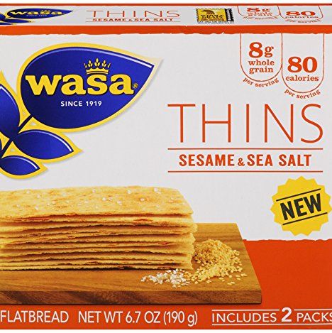 Sesame and Sea Salt Thins Crackers