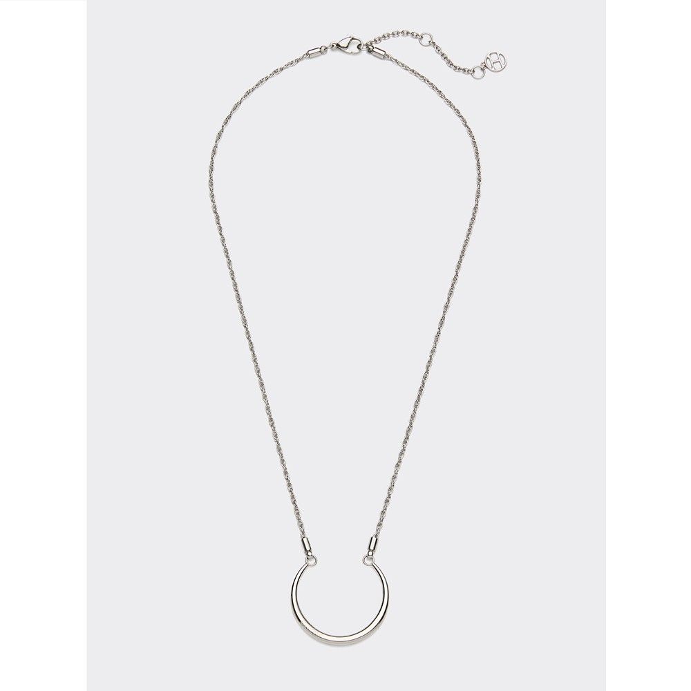 Zendaya Silver-Tone Small Crescent Necklace