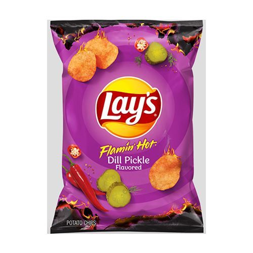 Lay’s Flamin’ Hot Dill Pickle Chips