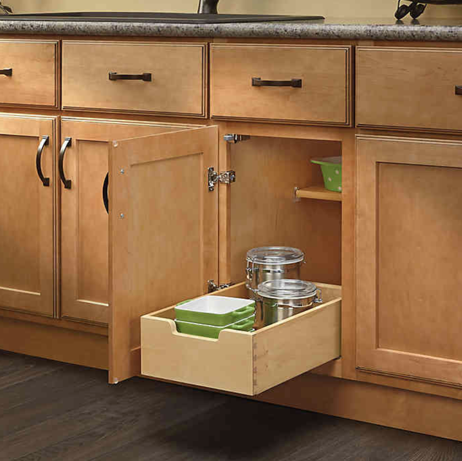 A Designer Trick For Maxing Out Kitchen Cabinet Storage