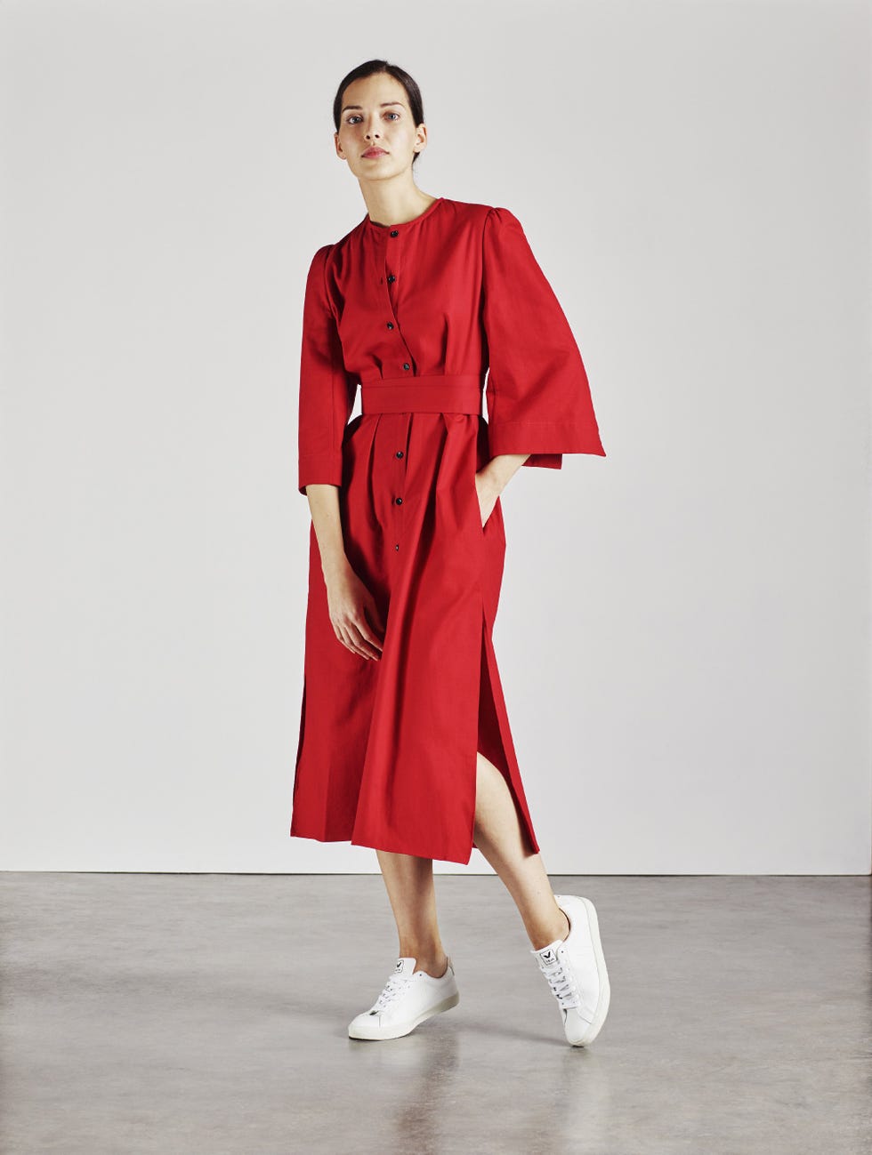 Organic Cotton Shirt Dress 