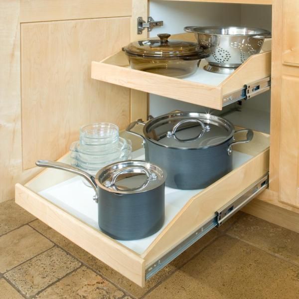 A Designer Trick For Maxing Out Kitchen Cabinet Storage