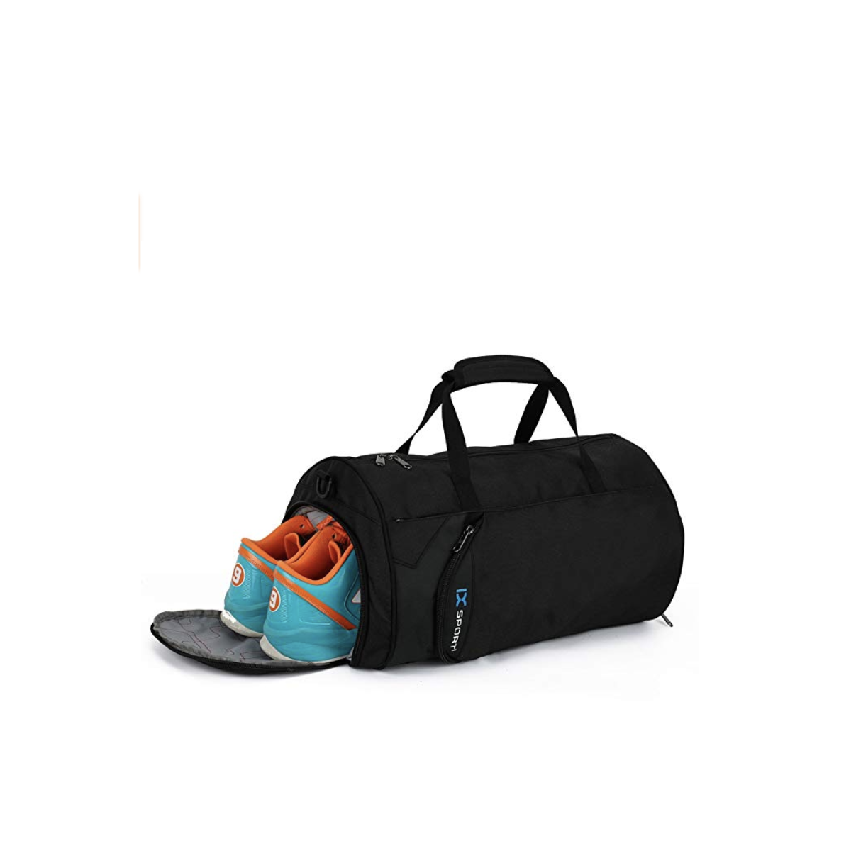 AHOMY Music Note Heart Sports Gym Bag with Shoes Compartment Travel Duffel Bag