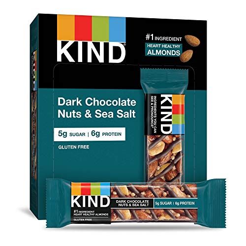Dark Chocolate Nuts & Sea Salt Bars 