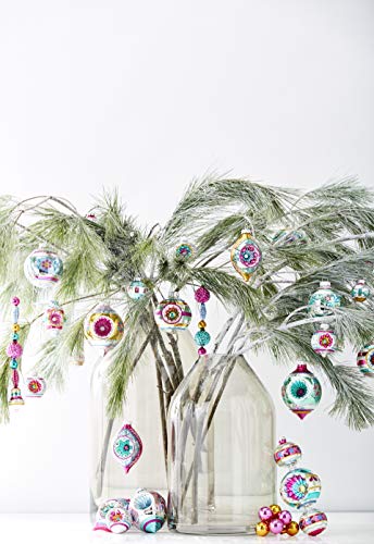 Vintage Celebration Reflector Ornaments