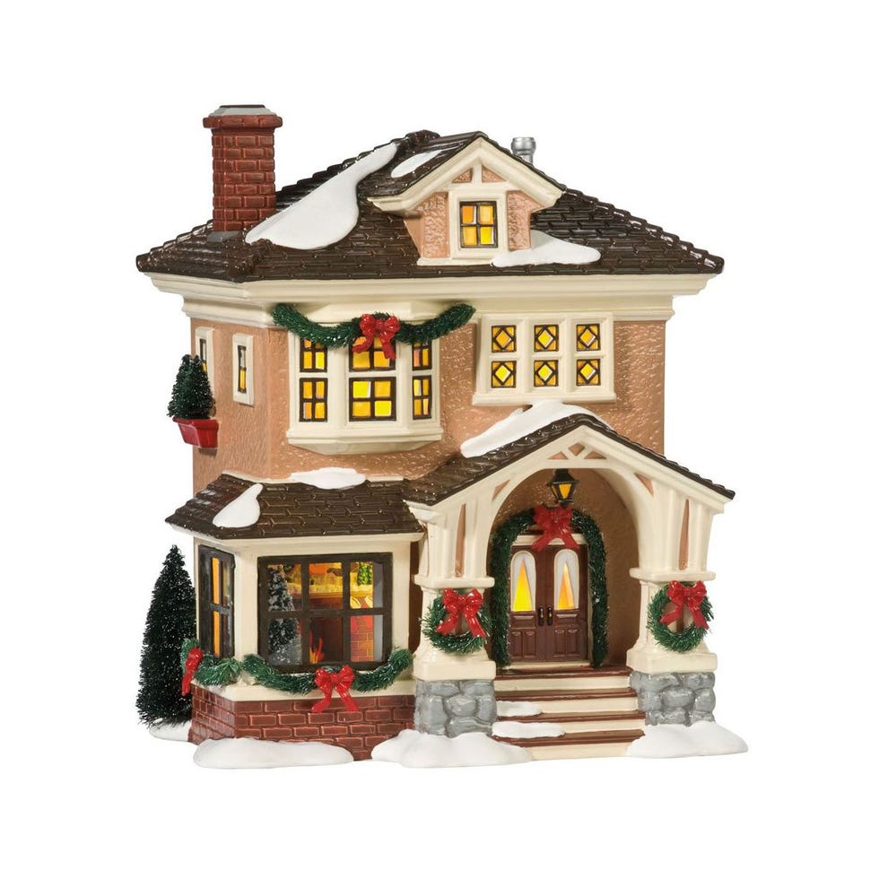 Ceramic Grandma's Lit House