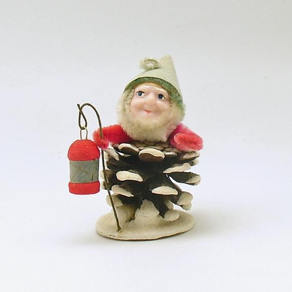 Pinecone Gnome Figurine