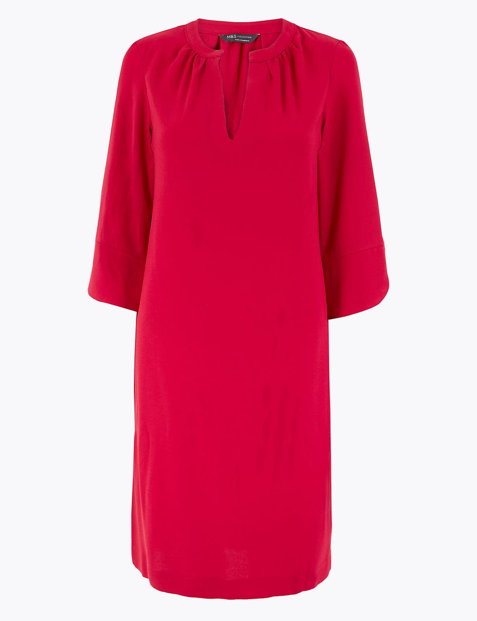 Crepe Shift Dress