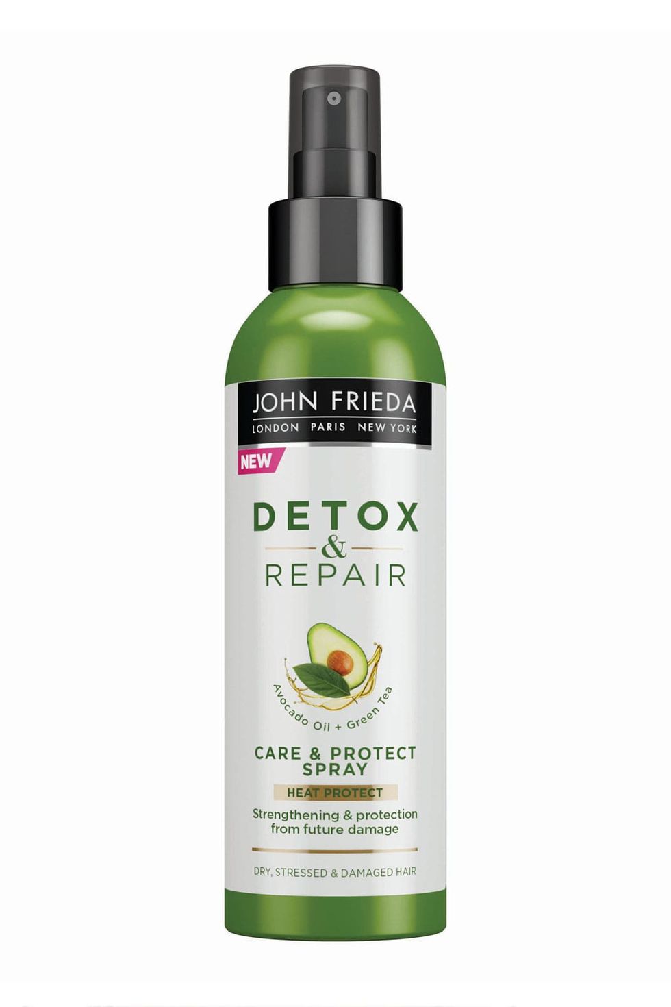 Detox and Repair Care & Heat Protect Spray For Dry Stressed & Damaged Hair 