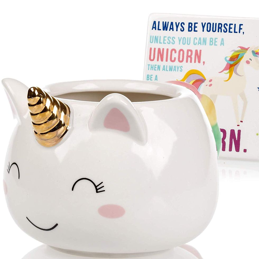 Always be a Unicorn, cute travel mug, unicorn gift, present for birthday,  gift for daughter, for sister, for mom, friend or coworker