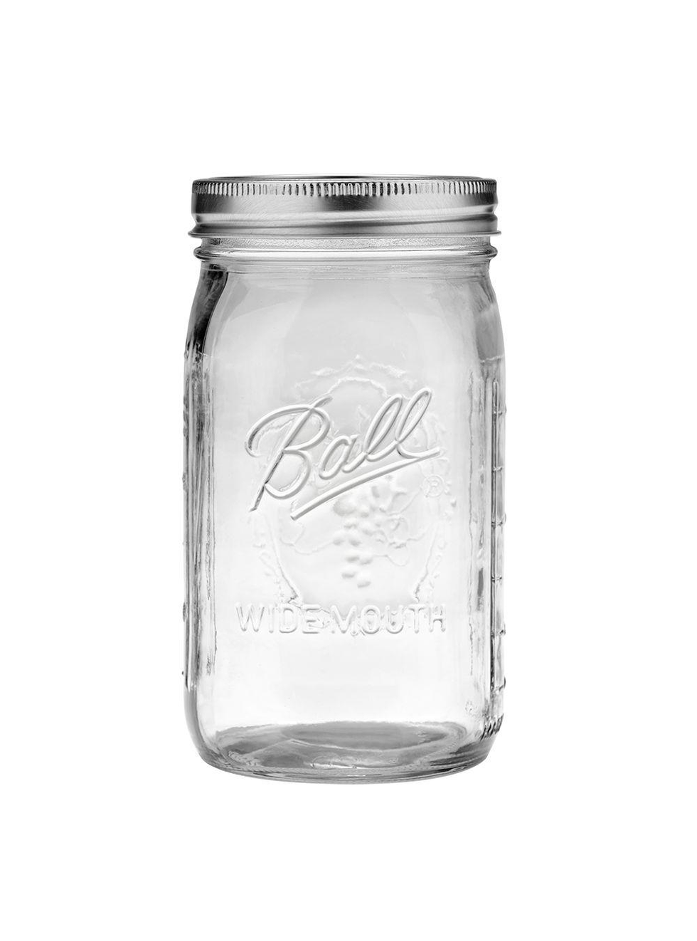 Quart Jar with Silver Lid