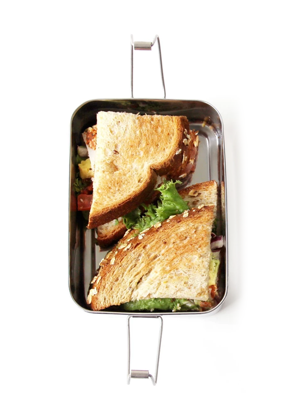 Three-in-One Stainless Food Canister & Lunch Box