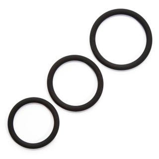 Get Hard Stretchy Silicone Cock Ring Set 