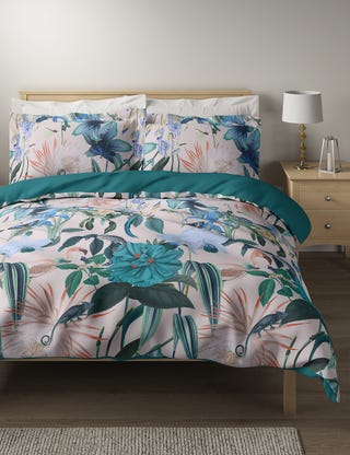 Pure Cotton Sateen Amelie Exotic Digital Printed Bedding Set