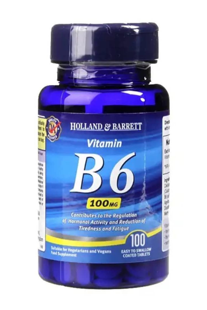 Vitamin B6 100 Tablets 