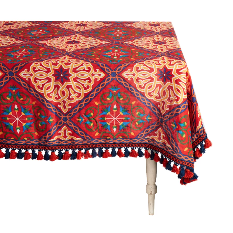 Square Linen Tablecloth
