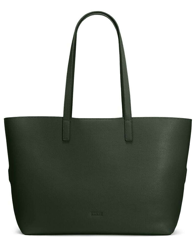 The Latitude Tote in Pine Leather