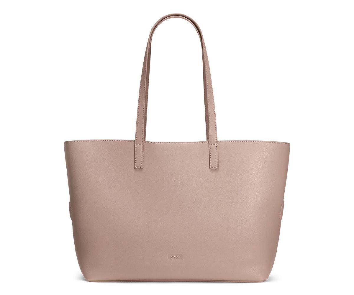 The Latitude Tote in Buff Leather
