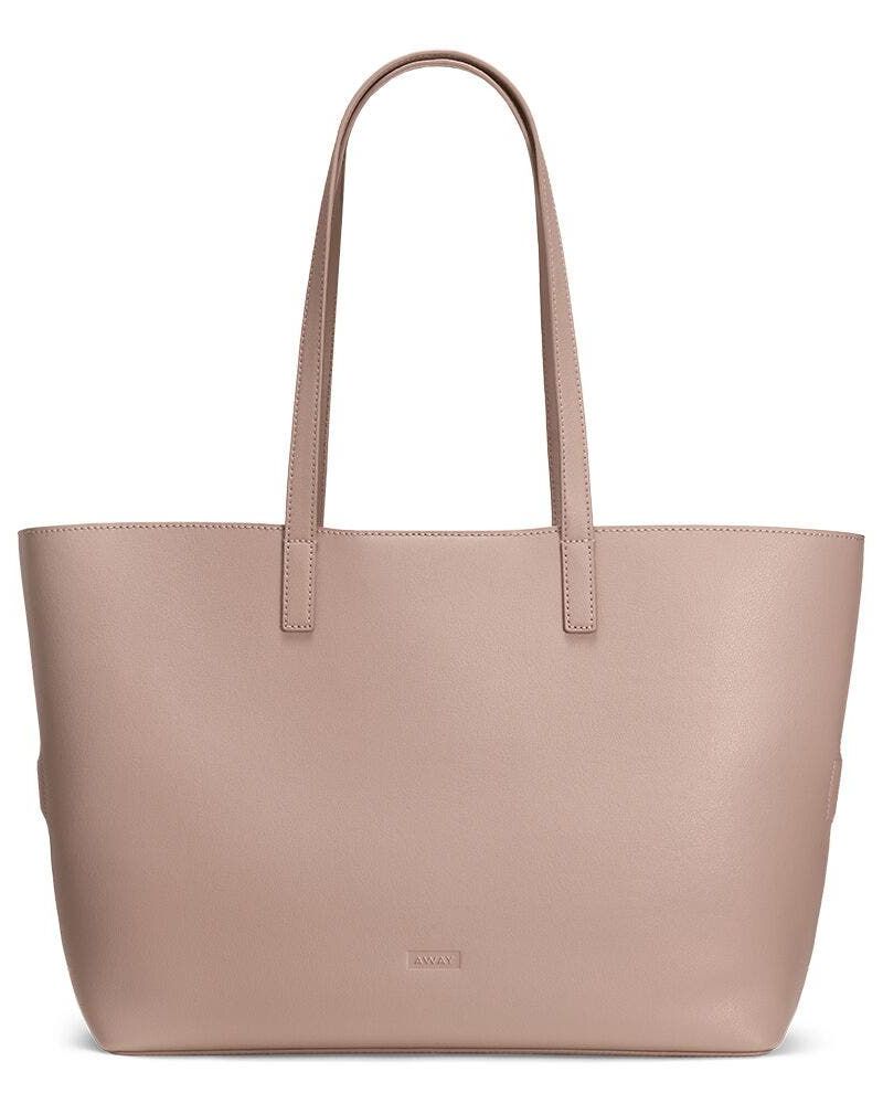 The Latitude Tote in Buff Leather