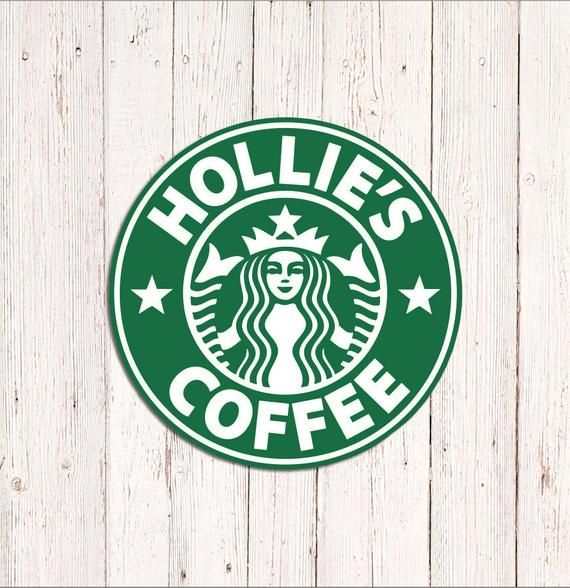 Personalized Starbucks Sticker