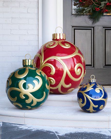 Colorful Outdoor Ornaments