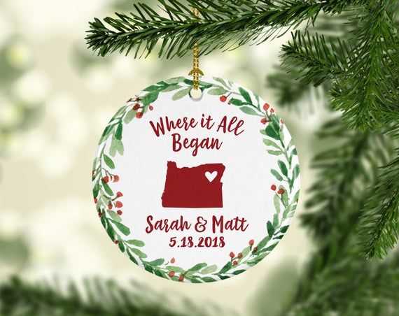 engagement tree ornaments