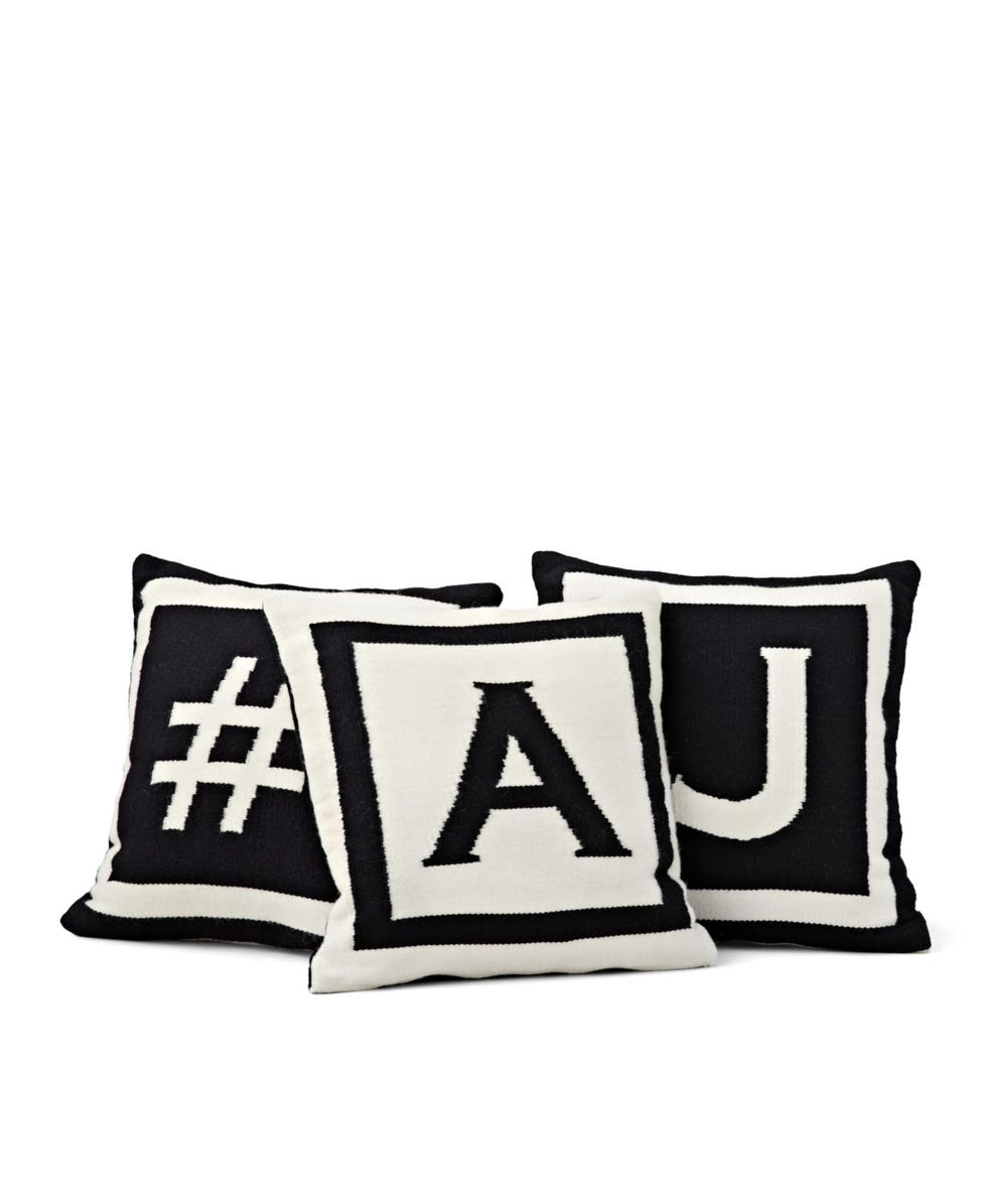 Letter Reversible Pillows