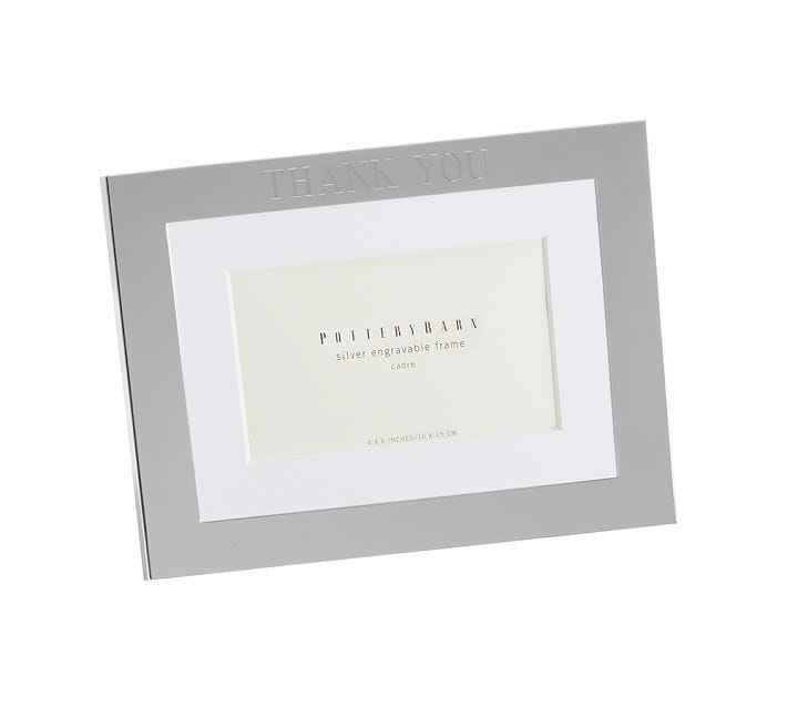Silver-Plated Engravable Frames