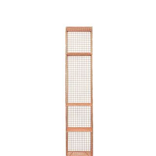Copper Grid Four Shelf Tall Storage Unit