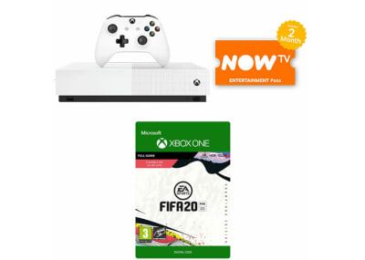 1TB Xbox One S All Digital Edition + FIFA 20 Champions Edition and NOW TV