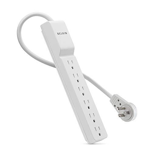 6-Outlet Power Strip Surge Protector - 6 ft. Cord