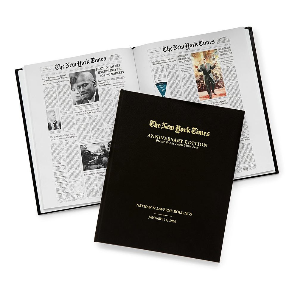 O Livro de Aniversário Personalizado do New York Times