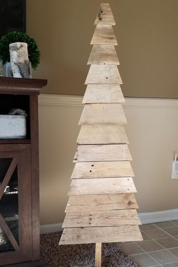 Tall Pallet Christmas Tree