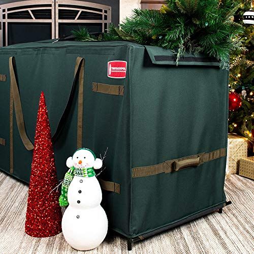 Details about   Heavy Duty Large Christmas Tree Storage Bag For Clean Up Holiday Red Up to 9ft 