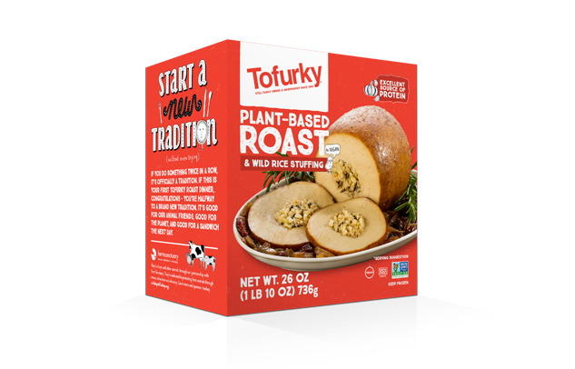 Tofurky Roast & Wild Rice Stuffing
