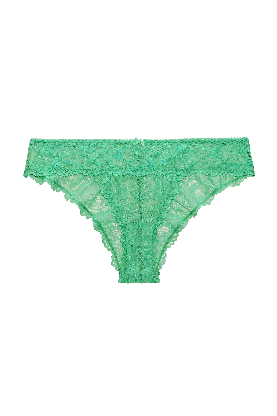 Floral Lace Cheeky in Green Cactus