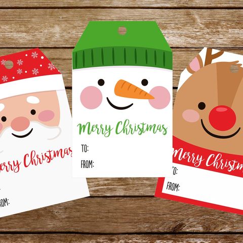 34+ Christmas Gift Tag Stickers 2021