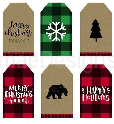 25 Best Christmas Gift Tags - Adhesive, Tie-On, and Printable ...