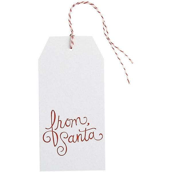 From Santa Gift Tags