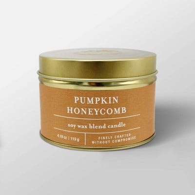 Pumpkin Honeycomb Candle