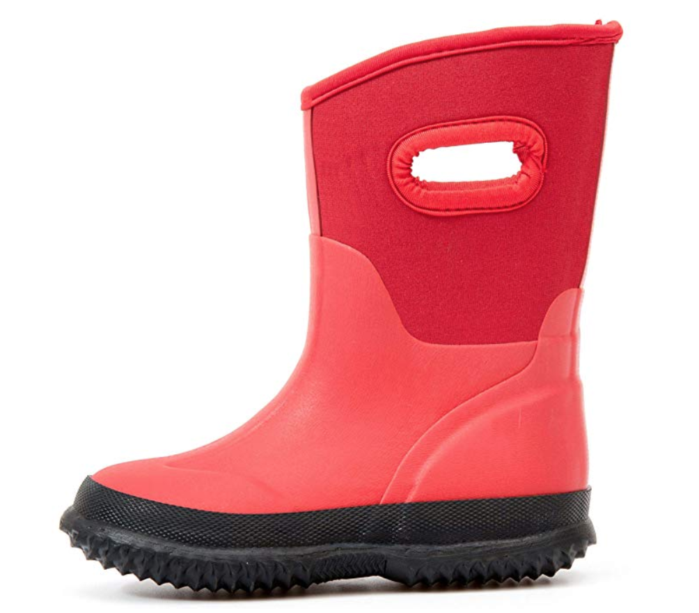 Outee Kids Toddler Neoprene Warm Snow Boots Wellies Wellingtons
