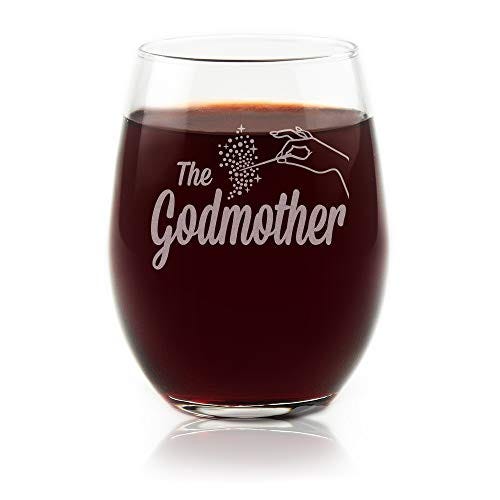 "The Godmother" Wine Glass