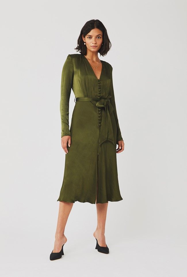 ghost meryl dress green